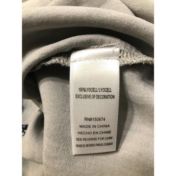 BILLY T LARGE Womens Long Button Shirt 100% LYOCELL Embroidered PUG DOG Hearts - Picture 16 of 16